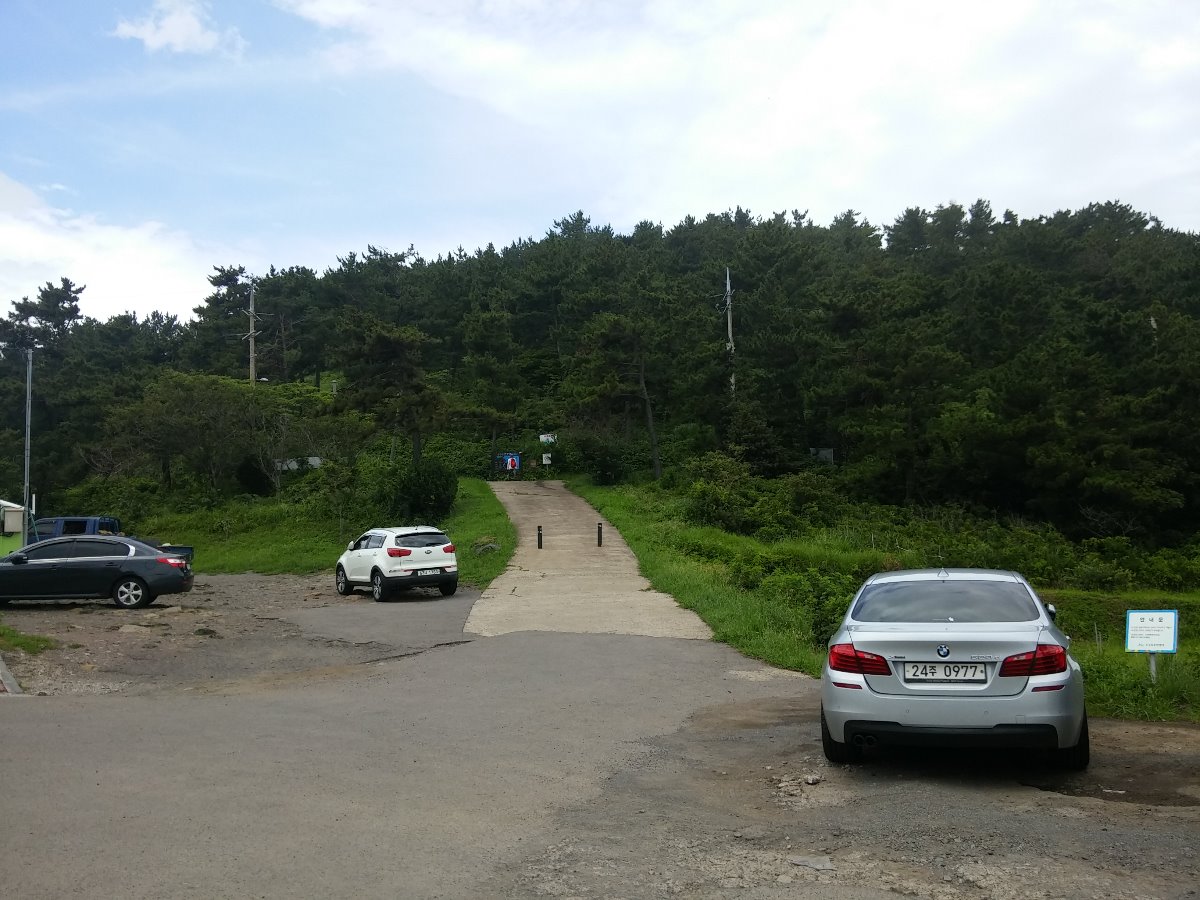 도두해안산책로 주차장 입니다