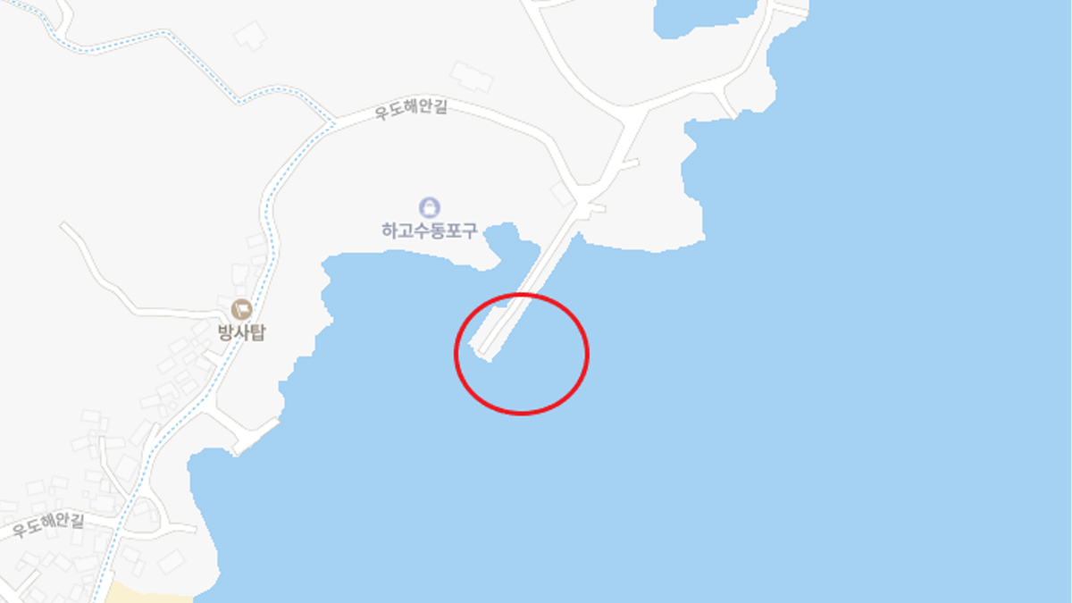하고수동 큰포구 위치 약도 사진입니다