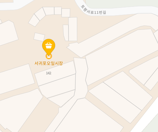 서귀포향토오일시장 약도 사진입니다