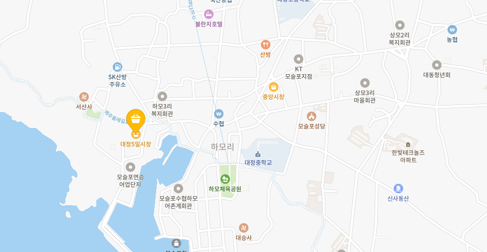 대정오일시장 지도 사진입니다.