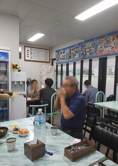 광명식당 내부 사진입니다