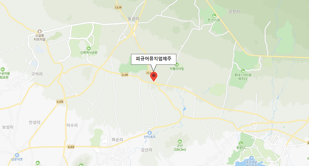 피규어뮤지엄 위치를 표시한 지도입니다.