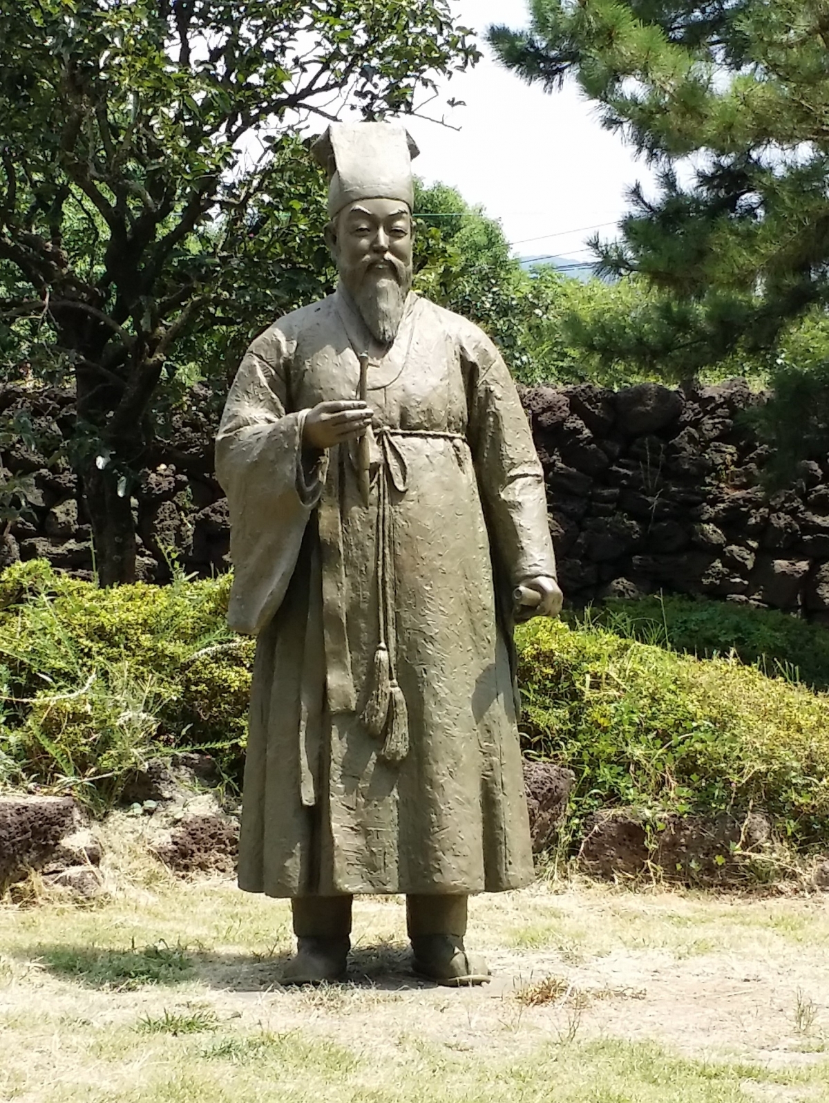 추사관 추사김정희 동상 입니다