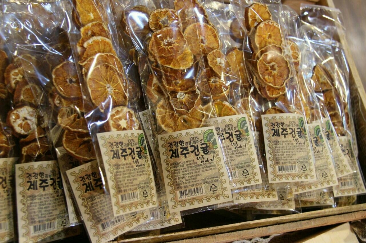 제주이야기 말린 감귤 입니다