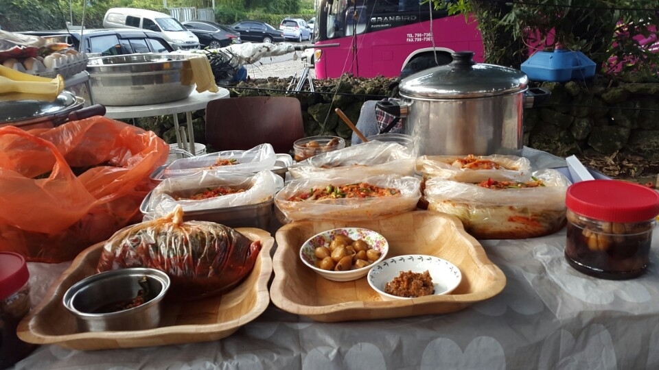 아라올레지꺼진장 김치 입니다
